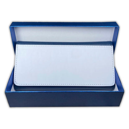 PURSE/WALLET PU LEATHER - NAVY BLUE - Select Design