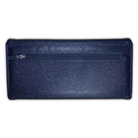 LADIES PURSE/WALLET NAVY - COBALT & SILVER 1