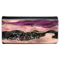 LADIES PURSE/WALLET BLACK - Blush Black Gold Marble - 6 Design Options