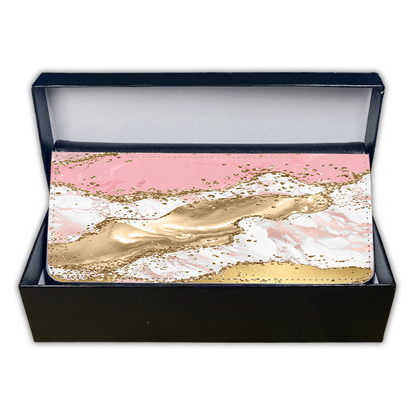 LADIES PURSE/WALLET BLACK - Blush Black Gold Marble - 6 Design Options
