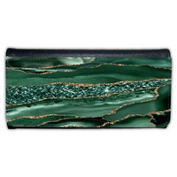 LADIES PURSE/WALLET BLACK - GREEN & GLITTER 4