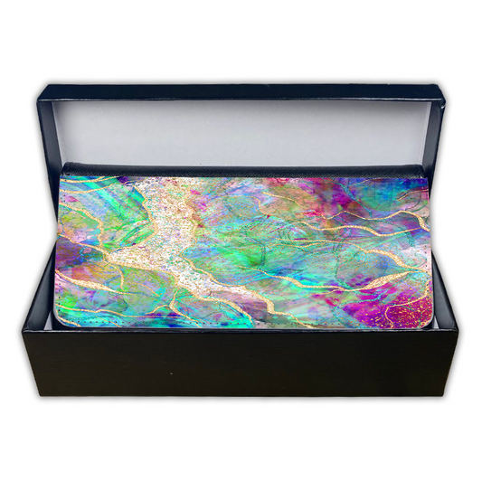 LADIES PURSE/WALLET BLACK - Iridescent & Glitter - 2 Design Options