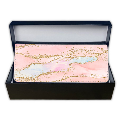 LADIES PURSE/WALLET BLACK - Pastel & Glitter 3