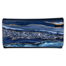 LADIES PURSE/WALLET NAVY - BLUE & GOLD GLITTER 3