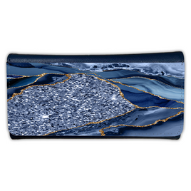 LADIES PURSE/WALLET NAVY - BLUE & GOLD GLITTER 4