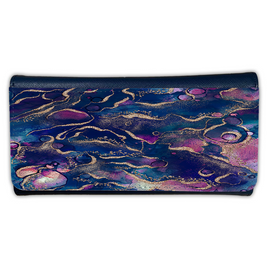 LADIES PURSE/WALLET NAVY - MERMAID & GOLD 1