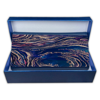 LADIES PURSE/WALLET NAVY - MERMAID & GOLD - 6 Design Options