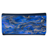 LADIES PURSE/WALLET NAVY - Royal Blue & Gold 4