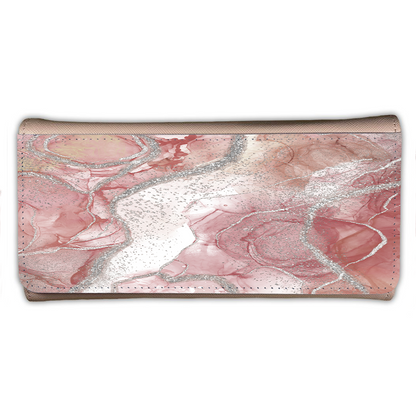 LADIES PURSE/WALLET PINK - Blush & Silver - 6 Design Options