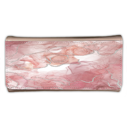LADIES PURSE/WALLET PINK - Blush & Silver - 6 Design Options