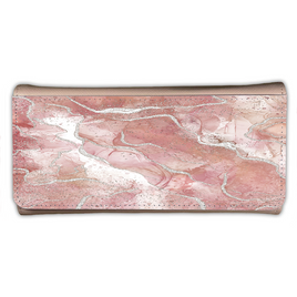 LADIES PURSE/WALLET PINK - Blush & Silver 5