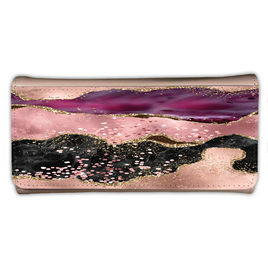 LADIES PURSE/WALLET PINK - Pink  & Glitter 2