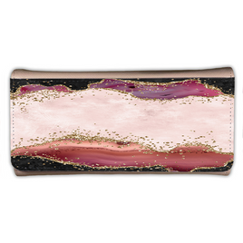 LADIES PURSE/WALLET PINK - Pink  & Glitter 4