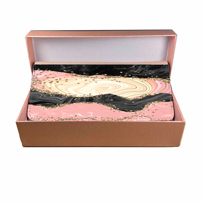 LADIES PURSE/WALLET PINK - Pink  & Glitter - 6 Design Options