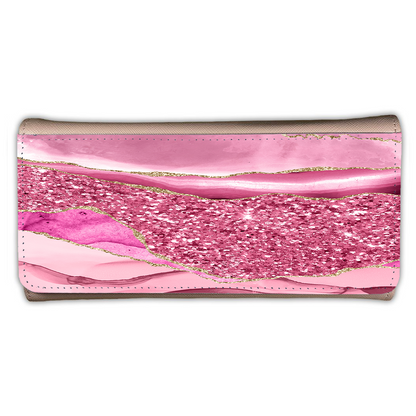 LADIES PURSE/WALLET PINK - Dusty Pink  & Glitter - 8 Design Options