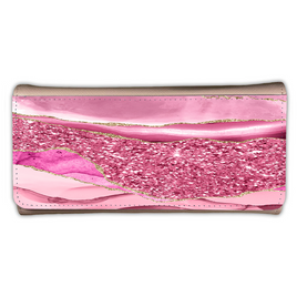LADIES PURSE/WALLET PINK - Dusty Pink  & Glitter 1