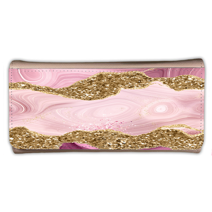 LADIES PURSE/WALLET PINK - Dusty Pink  & Glitter - 8 Design Options