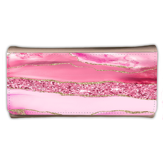LADIES PURSE/WALLET PINK - Dusty Pink  & Glitter 4
