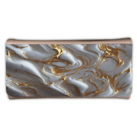 LADIES PURSE/WALLET PINK - White & Gold Marble 6