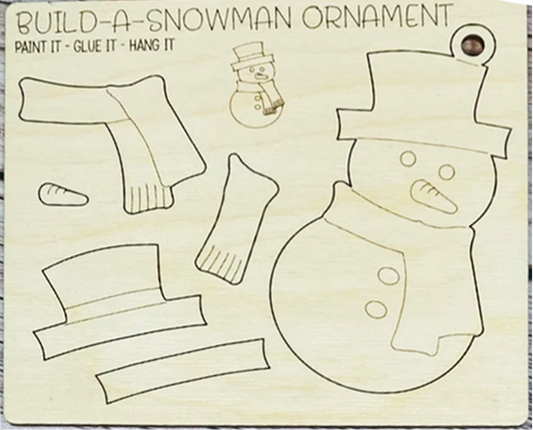 Build a Snowman Ornament | DIY KIDS