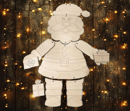 Build a Dangling Santa Claus | DIY KIDS