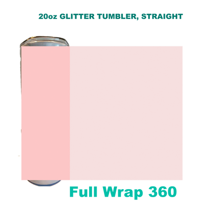 CUSTOMIZE IT - TUMBLER Skinny 20oz - GLITTER or GLOSS