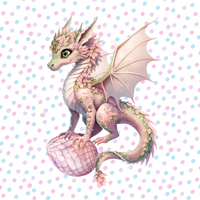 FAIRY DRAGON - Wall Art Metal -  A4 Size