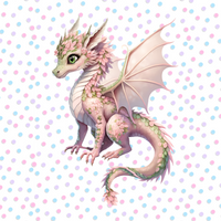 FAIRY DRAGON - Wall Art Metal -  A4 Size