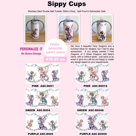 FAIRY DRAGON - Sippy Cup - Assorted Designs