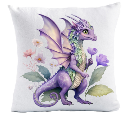 CUSHION COVER - PU LEATHER | FAIRY DRAGON COLLECTION