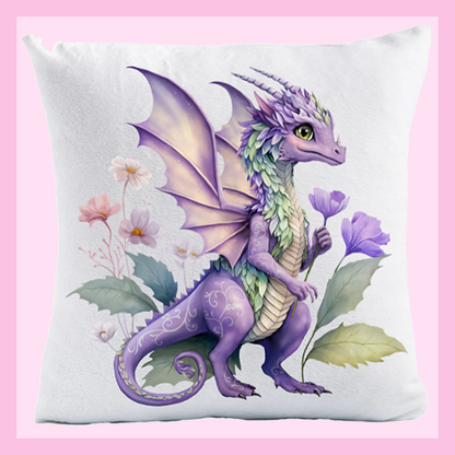 CUSHION COVER - PU LEATHER | FAIRY DRAGON COLLECTION