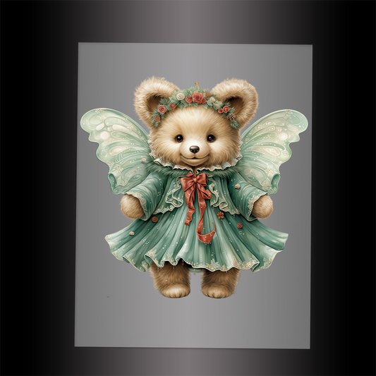 (DTF-FY082) BEARY FAIRY - Garment Transfer