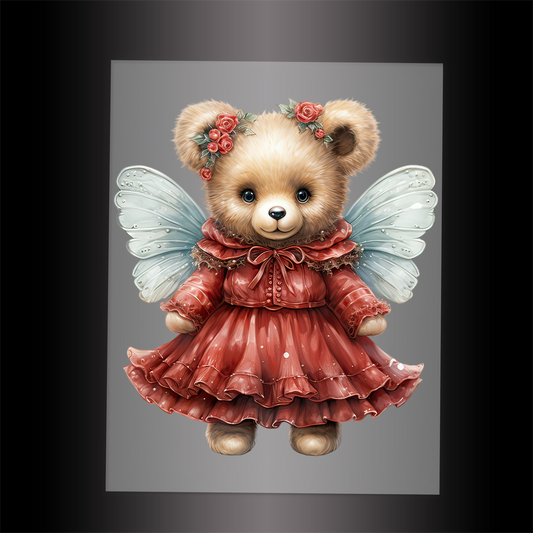 (DTF-FY084) BEARY FAIRY - Garment Transfer