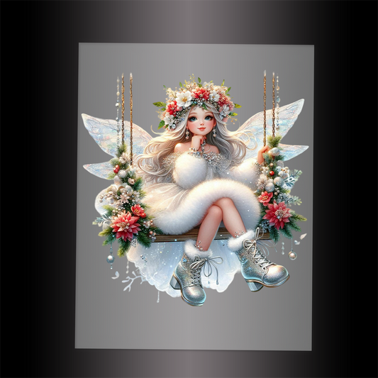 (DTF-FY087) FAIRY SWING - Garment Transfer