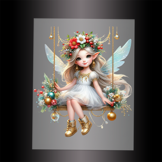 (DTF-FY089) FAIRY SWING - Garment Transfer