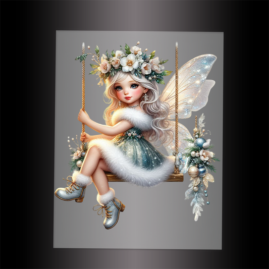 (DTF-FY090) FAIRY SWING - Garment Transfer