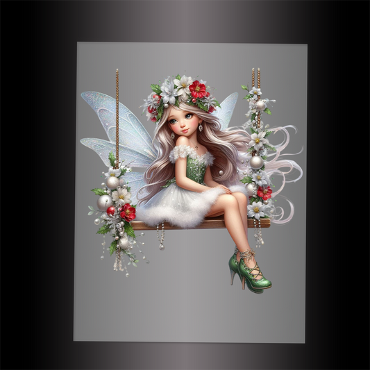 (DTF-FY092) FAIRY SWING - Garment Transfer