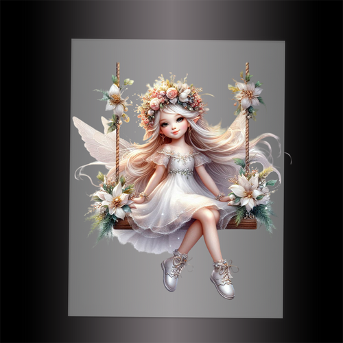 (DTF-FY094) FAIRY SWING - Garment Transfer