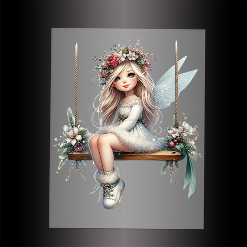 (DTF-FY095) FAIRY SWING - Garment Transfer