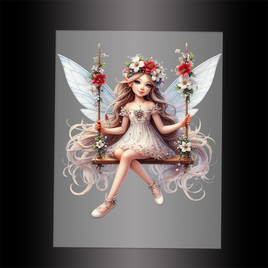 (DTF-FY096) FAIRY SWING - Garment Transfer