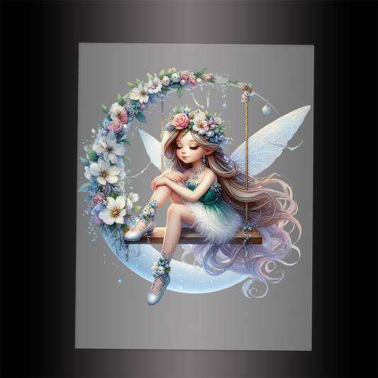 (DTF-FY105) FAIRY SWING - Garment Transfer