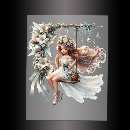 (DTF-FY110) FAIRY SWING - Garment Transfer