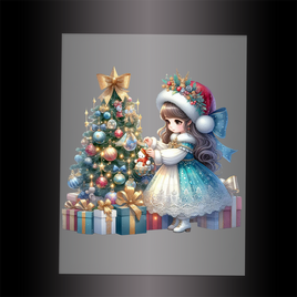 (DTF-FY128) FAIRY CHRISTMAS - Garment Transfer