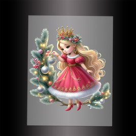 (DTF-FY130) FAIRY CHRISTMAS - Garment Transfer