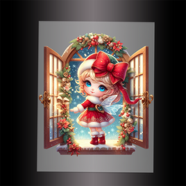 (DTF-FY133) FAIRY CHRISTMAS - Garment Transfer