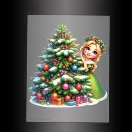 (DTF-FY134) FAIRY CHRISTMAS - Garment Transfer