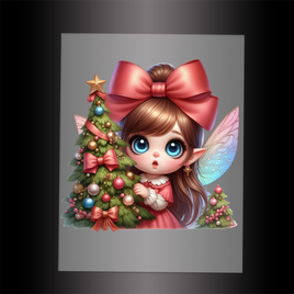 (DTF-FY135) FAIRY CHRISTMAS - Garment Transfer