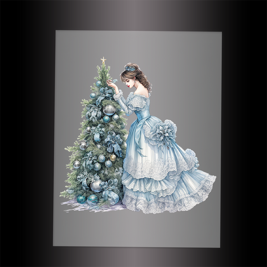 (DTF-FY138) FAIRY CHRISTMAS - Garment Transfer