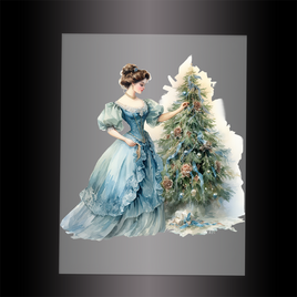 (DTF-FY139) FAIRY CHRISTMAS - Garment Transfer