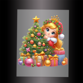 (DTF-FY142) FAIRY CHRISTMAS - Garment Transfer